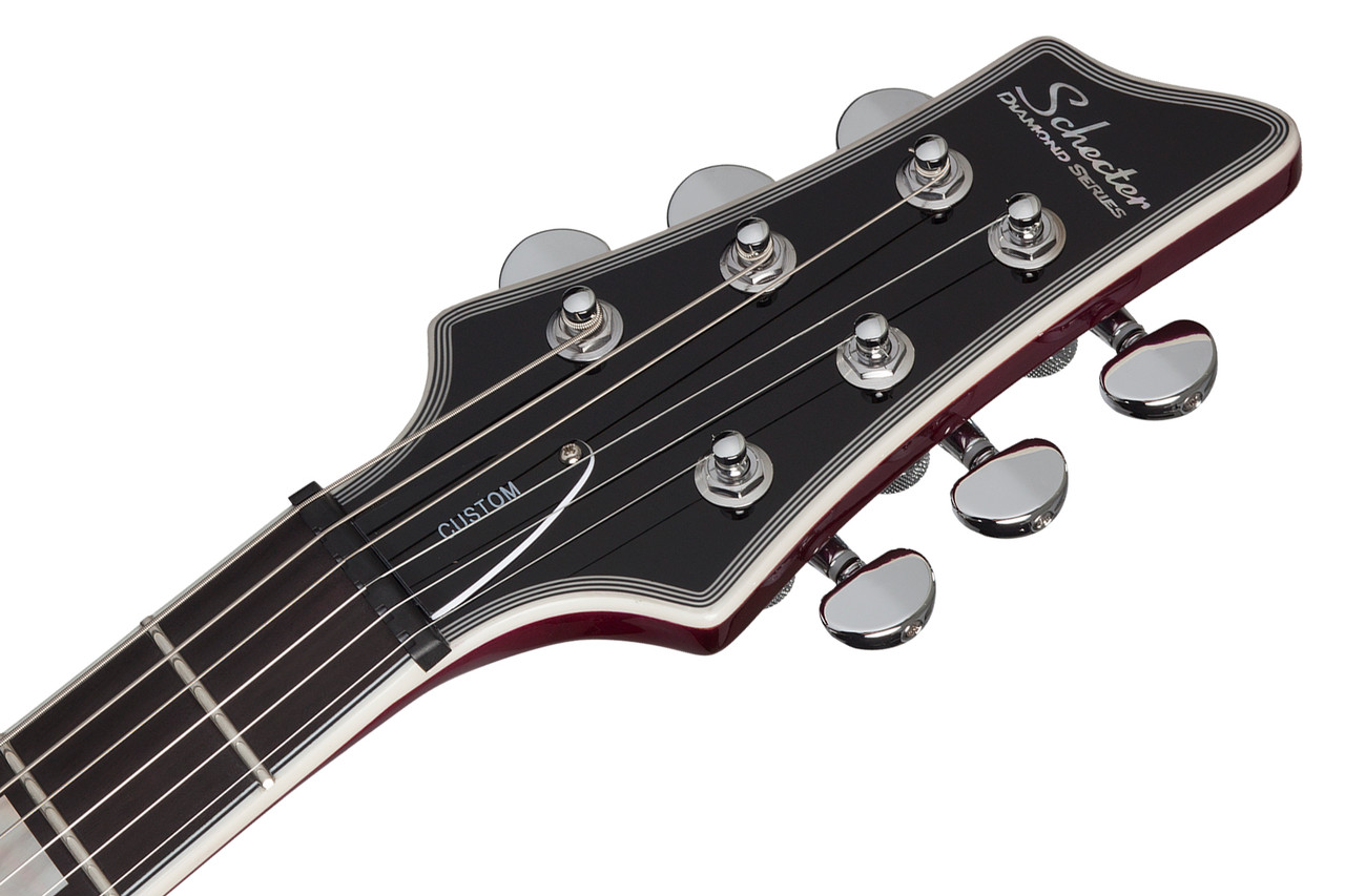 Schecter V-1 Custom Electric Guitar - Trans Purple (654